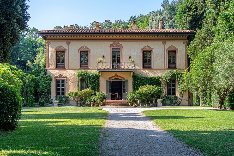 villa florentine style italie en france